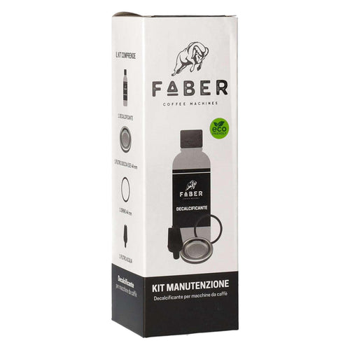 Faber Kit Manutenzione (Decalcificante 250 Ml - 1 Guarnizione - 1 Filtro Doccia - 1 Filtro Acqua)