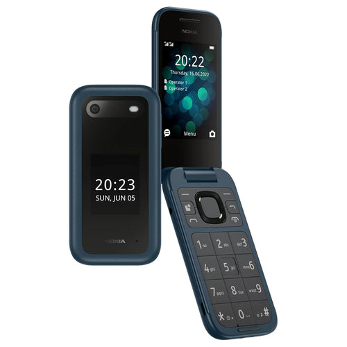 Nokia 2660 Flip (Blue) - Mobile Phone - Dual Sim