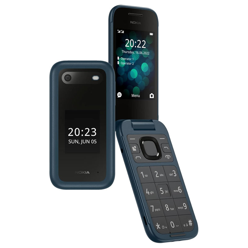 Nokia 2660 Flip (Blue) - Mobile Phone - Dual Sim