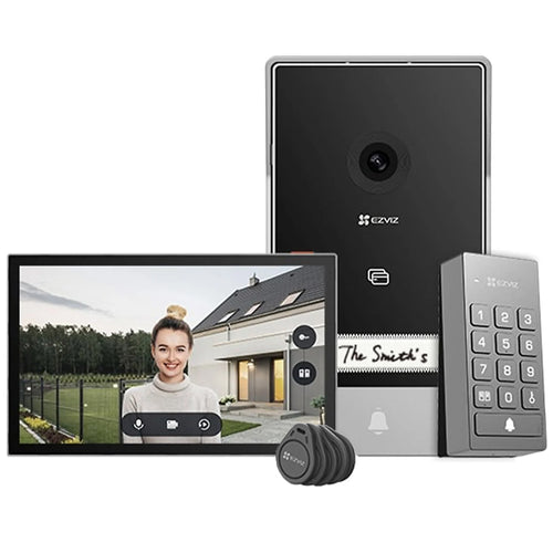 Ezviz Tp7 - Videocitofono + Tastierino + 5 Rfid Tag - 2K - Schermo Touch 7