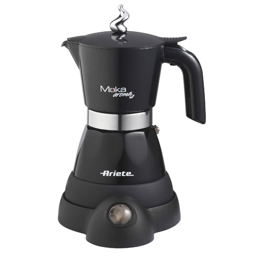 Ariete Moka Aroma Elettrica (1358/11 ) - Caffettiera Moka Elettrica 2 O 4 Tazze - 400W