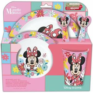 Set Pappa Minnie 5 Pz Per Microonde