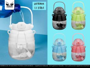 Borraccia Big Silicone Plastica 4 Col