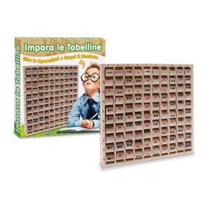 Tabelline In Window Box Legno