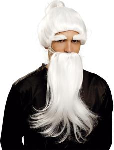 Parrucca E Barba Fu Man Chu