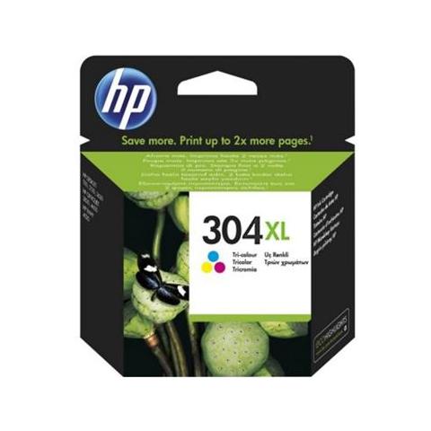 Hp 304Xl Tricolor (N9K07Ae)  Cartuccia Originale Ad Alta Efficienza