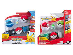 Rei Toys PK170400Pokémon Clip 'n' Go Poké Ball Set Cintura - Modello casuale
