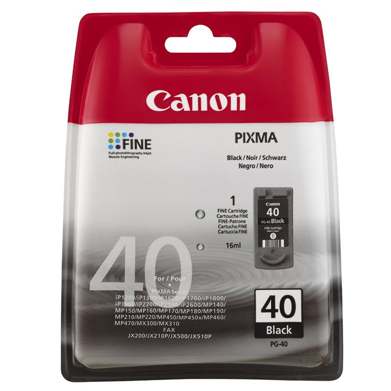 Canon Pg-40 Black (0615B001) - Cartuccia Originale