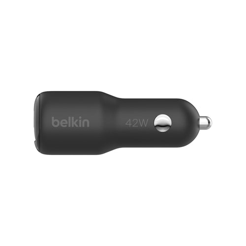 Caricabatteria Da Auto Doppia Porta Usb-C 30W + Usb-A 12W Pd Pps