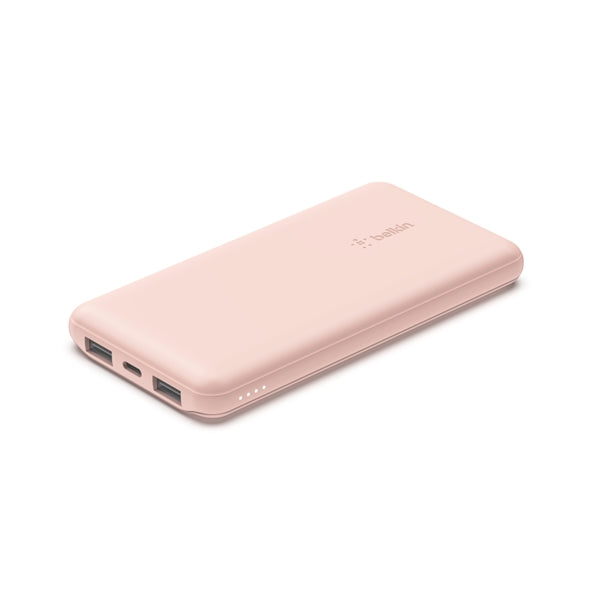 Powerbank 10K Con Cavo Usb-A Usb-C - Rosa