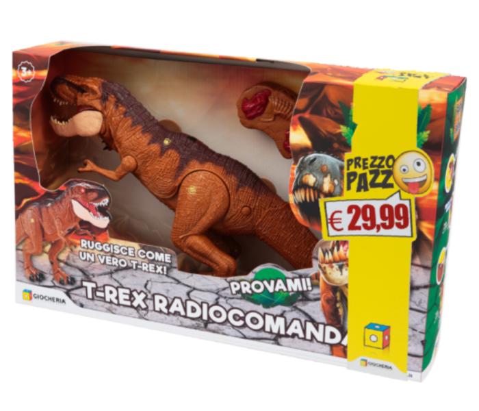 PREZZO PAZZO PARK&FARM - T-REX DINOSAURO RADIOCOMANDATO