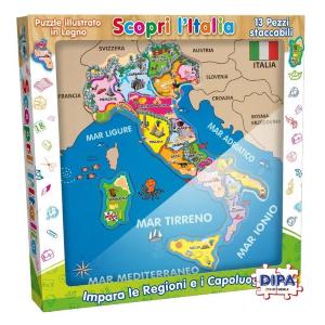 Puzzle Legno Scopri L''Italia Pz.13