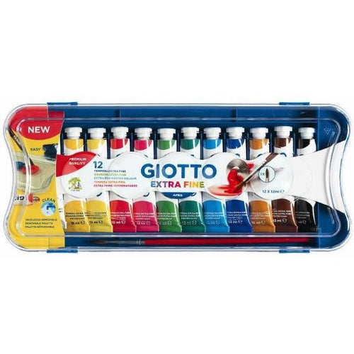 Colori Tempera Giotto 12 Tubi Da 12Ml T4
