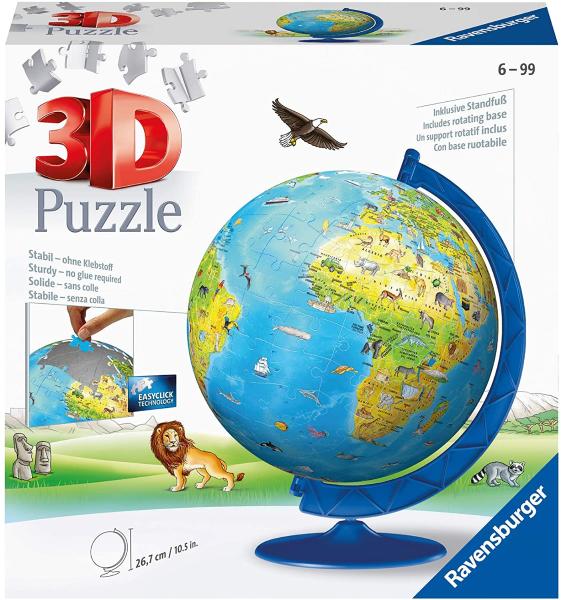 3D Puzzle - 3D Globo Mappamondo 180 Pz