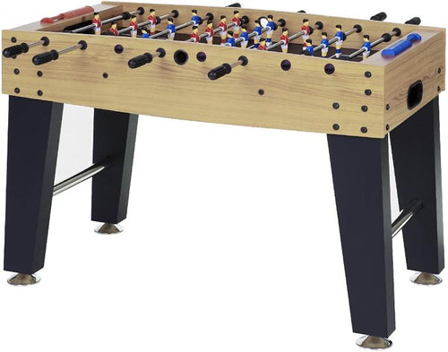 Calcio Balilla F-3 Acero Aste Rientranti Piano Gioco Lungo In Nobilitato Calcetto