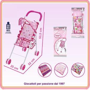 Passeggino Met. C/Tetto Kg 50 52X25H53 3 Col