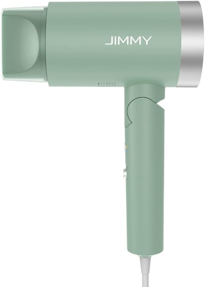 JIMMY F2 Asciugacapelli ultrasonico compatto e pieghevole con Nano-ioni e controllo del calore