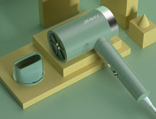 Carica l&#39;immagine nel visualizzatore di Gallery, JIMMY F2 Asciugacapelli ultrasonico compatto e pieghevole con Nano-ioni e controllo del calore
