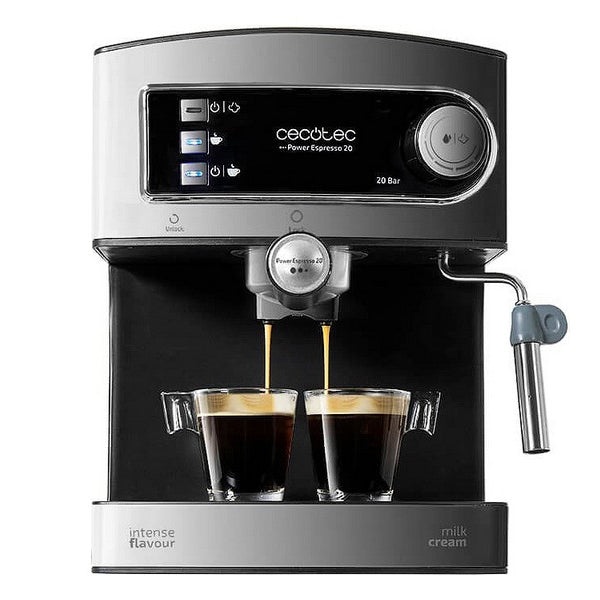 Caffettiera Express a Leva Power Espresso 20 1,5 L 850W Nero Inox