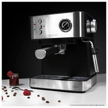 Carica l&#39;immagine nel visualizzatore di Gallery, Caffettiera Express a Leva Power Espresso 20 Professionale 1,5 L Argentato Nero
